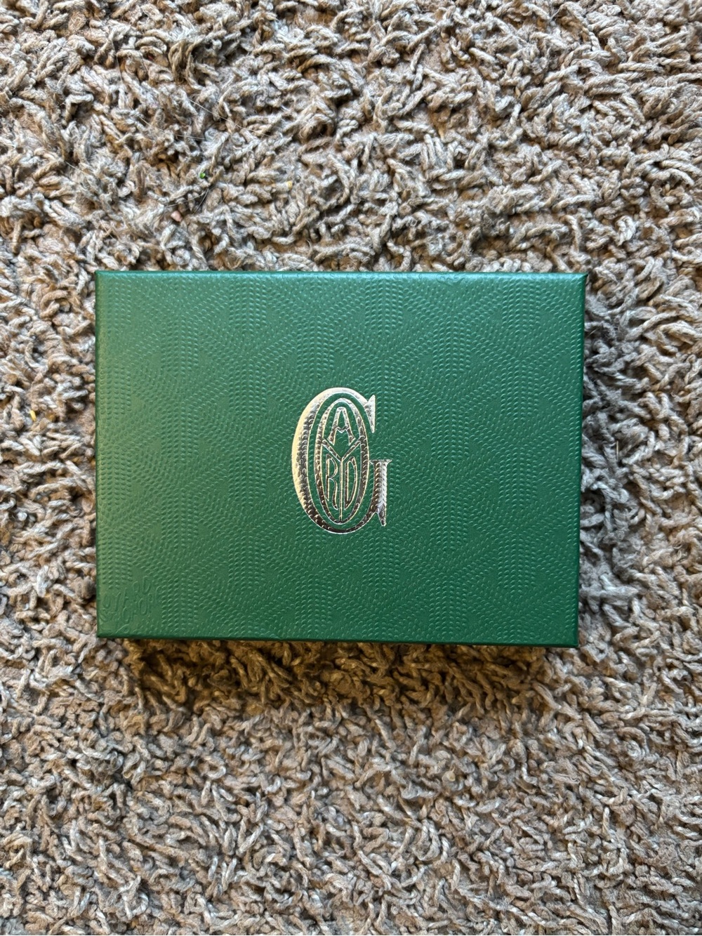 Goyard wallet box with Yellow Cleaning Cloth